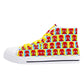 Mens High Top Canvas Shoes - Customized Tongue