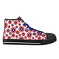 Mens High Top Canvas Shoes - Customized Tongue