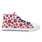 Mens High Top Canvas Shoes - Customized Tongue