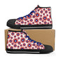 Mens High Top Canvas Shoes - Customized Tongue