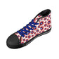 Mens High Top Canvas Shoes - Customized Tongue