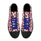 Mens High Top Canvas Shoes - Customized Tongue