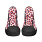 Mens High Top Canvas Shoes - Customized Tongue