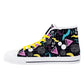 Mens High Top Canvas Shoes - Customized Tongue