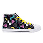 Mens High Top Canvas Shoes - Customized Tongue
