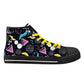 Mens High Top Canvas Shoes - Customized Tongue