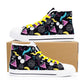Mens High Top Canvas Shoes - Customized Tongue