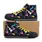 Mens High Top Canvas Shoes - Customized Tongue