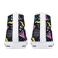 Mens High Top Canvas Shoes - Customized Tongue