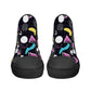 Mens High Top Canvas Shoes - Customized Tongue
