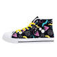 Mens High Top Canvas Shoes - Customized Tongue