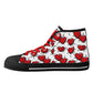 Mens High Top Canvas Shoes - Customized Tongue