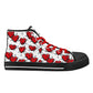 Mens High Top Canvas Shoes - Customized Tongue