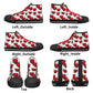 Mens High Top Canvas Shoes - Customized Tongue