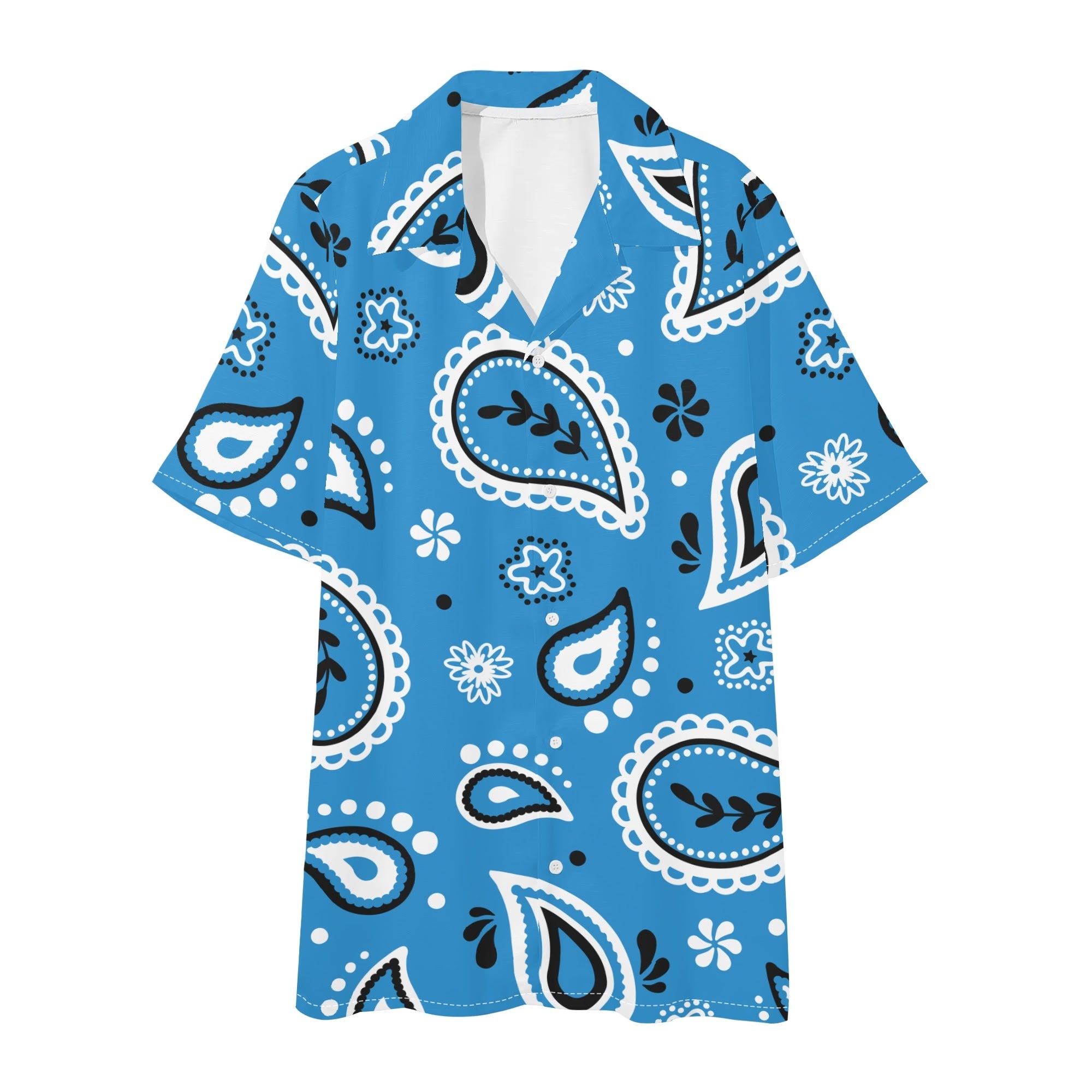 Mens Regular Fit Hawaiian Short Sleeve Shirt and Shorts Set