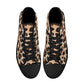 Mens High Top Canvas Shoes - Customized Tongue