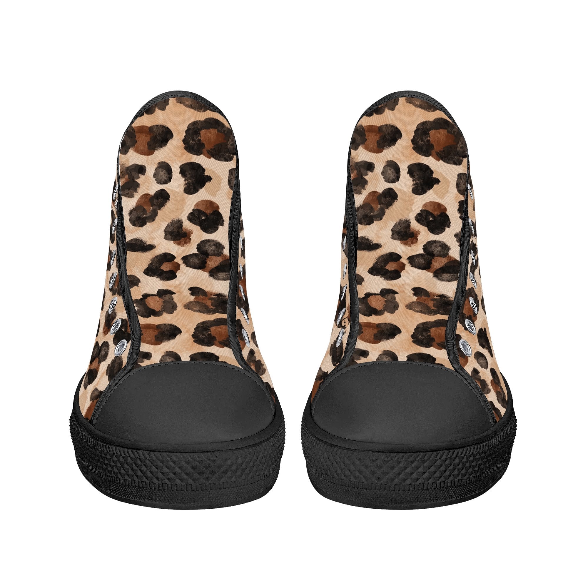 Mens High Top Canvas Shoes - Customized Tongue