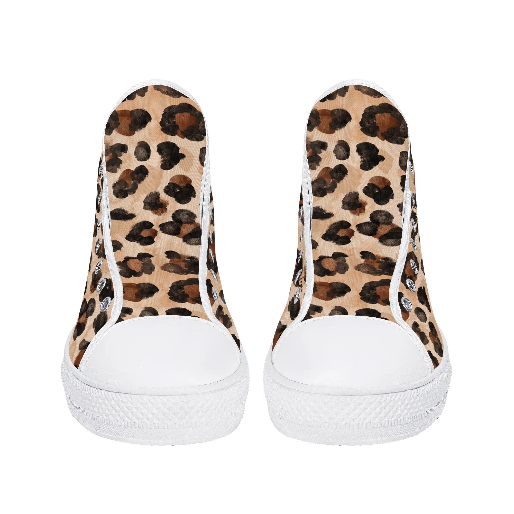 Mens High Top Canvas Shoes - Customized Tongue