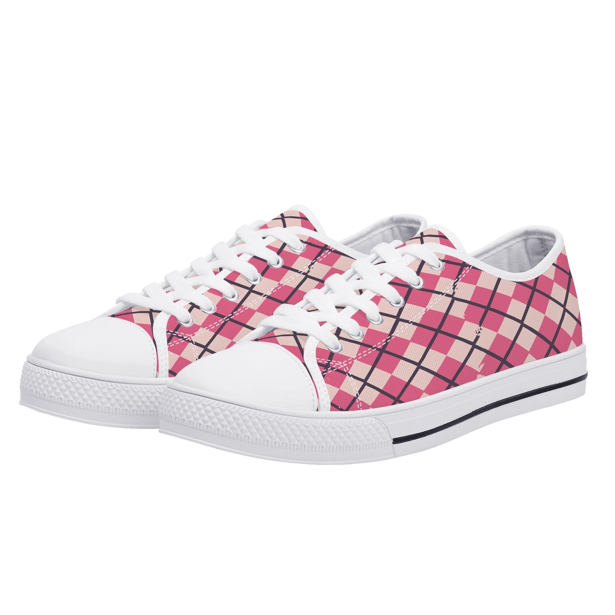Mens Low Top Canvas Shoes - Customized Tongue