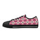Mens Low Top Canvas Shoes - Customized Tongue
