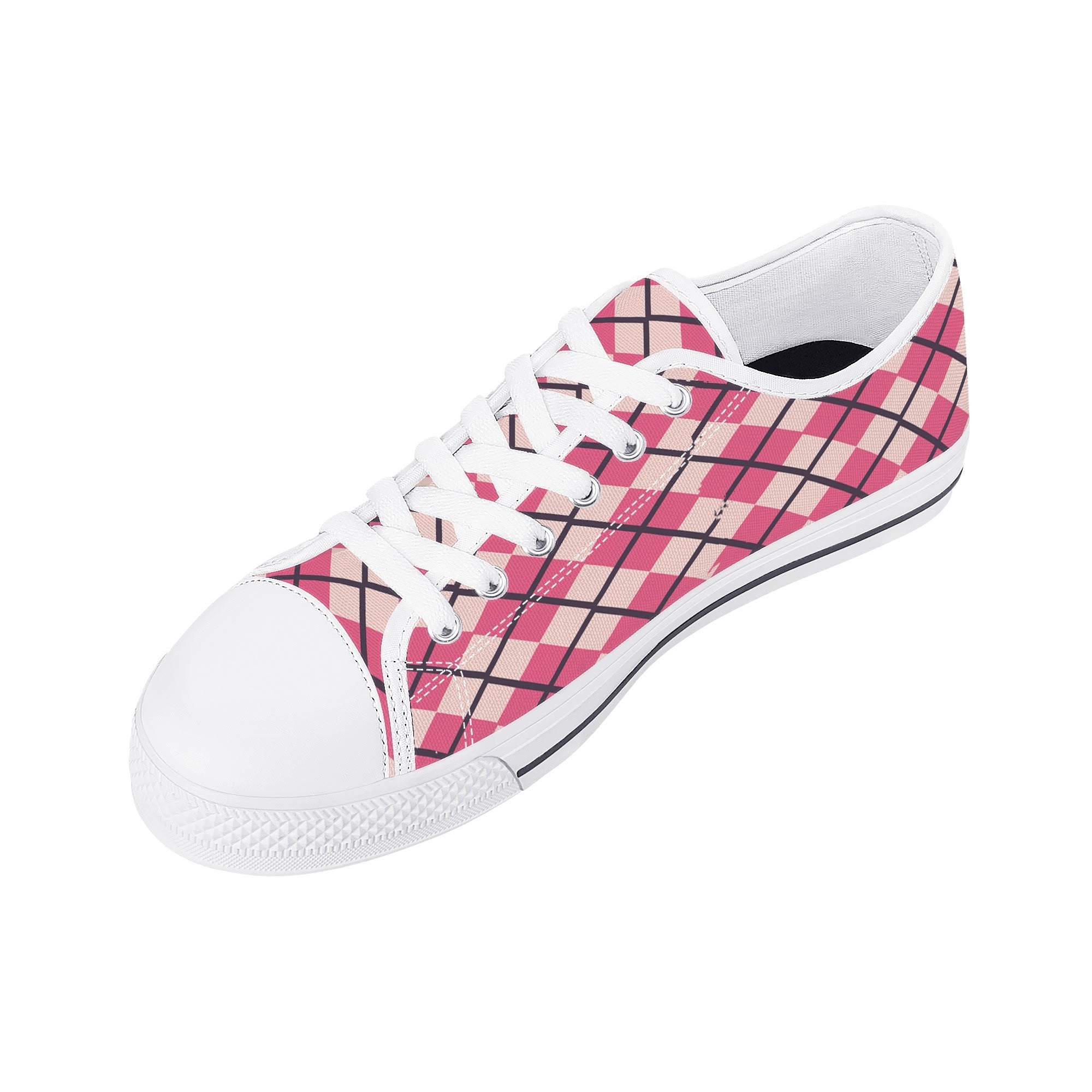 Mens Low Top Canvas Shoes - Customized Tongue
