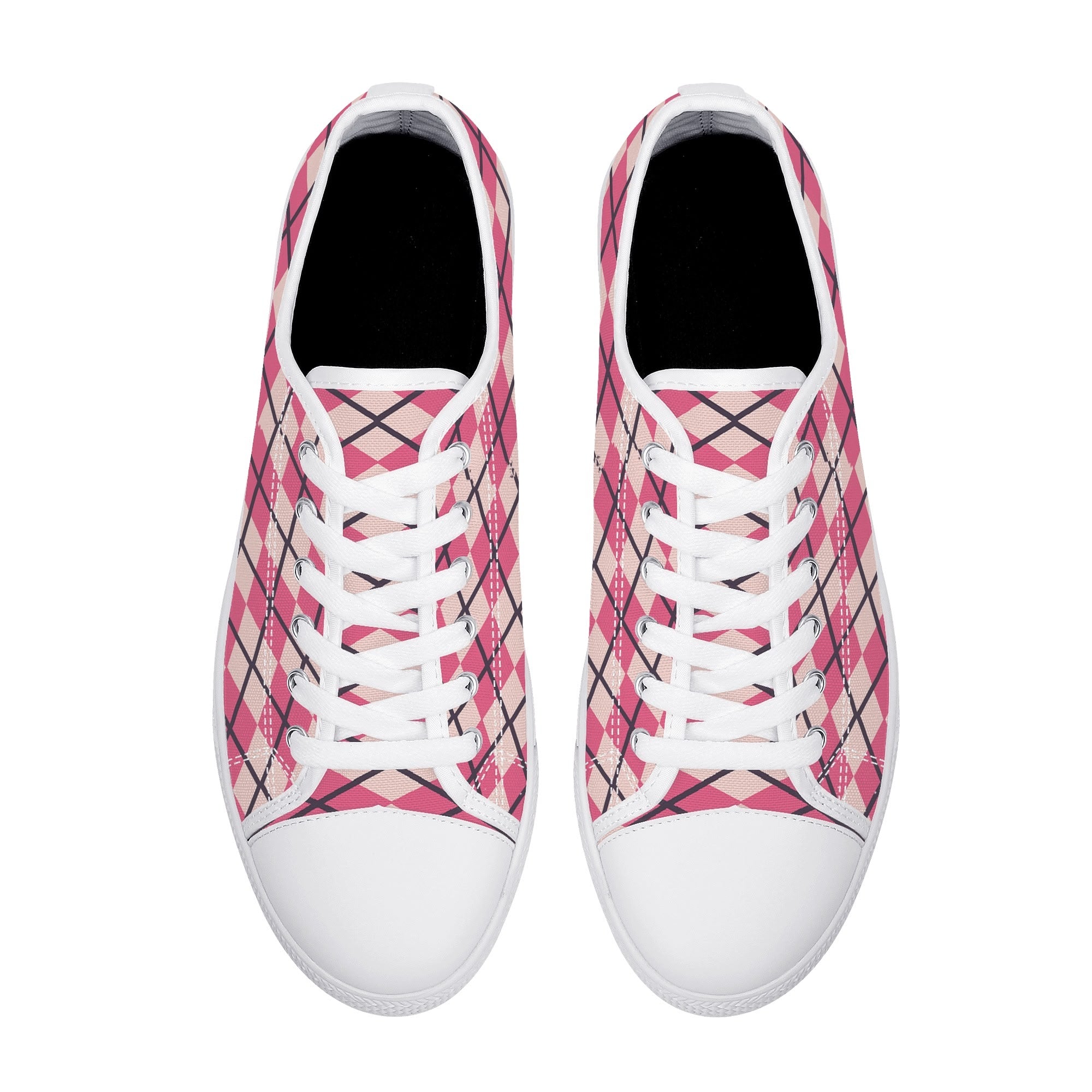 Mens Low Top Canvas Shoes - Customized Tongue
