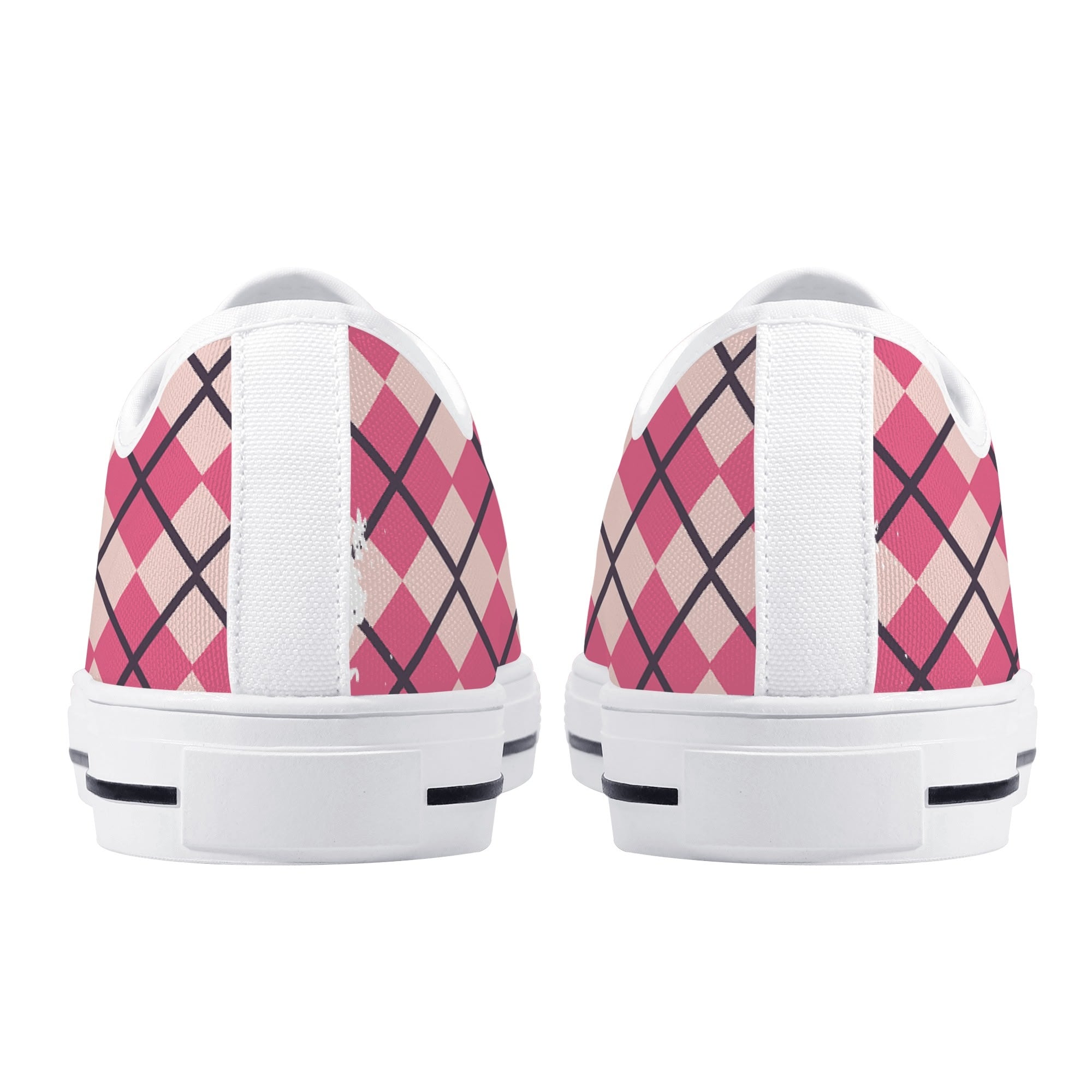 Mens Low Top Canvas Shoes - Customized Tongue