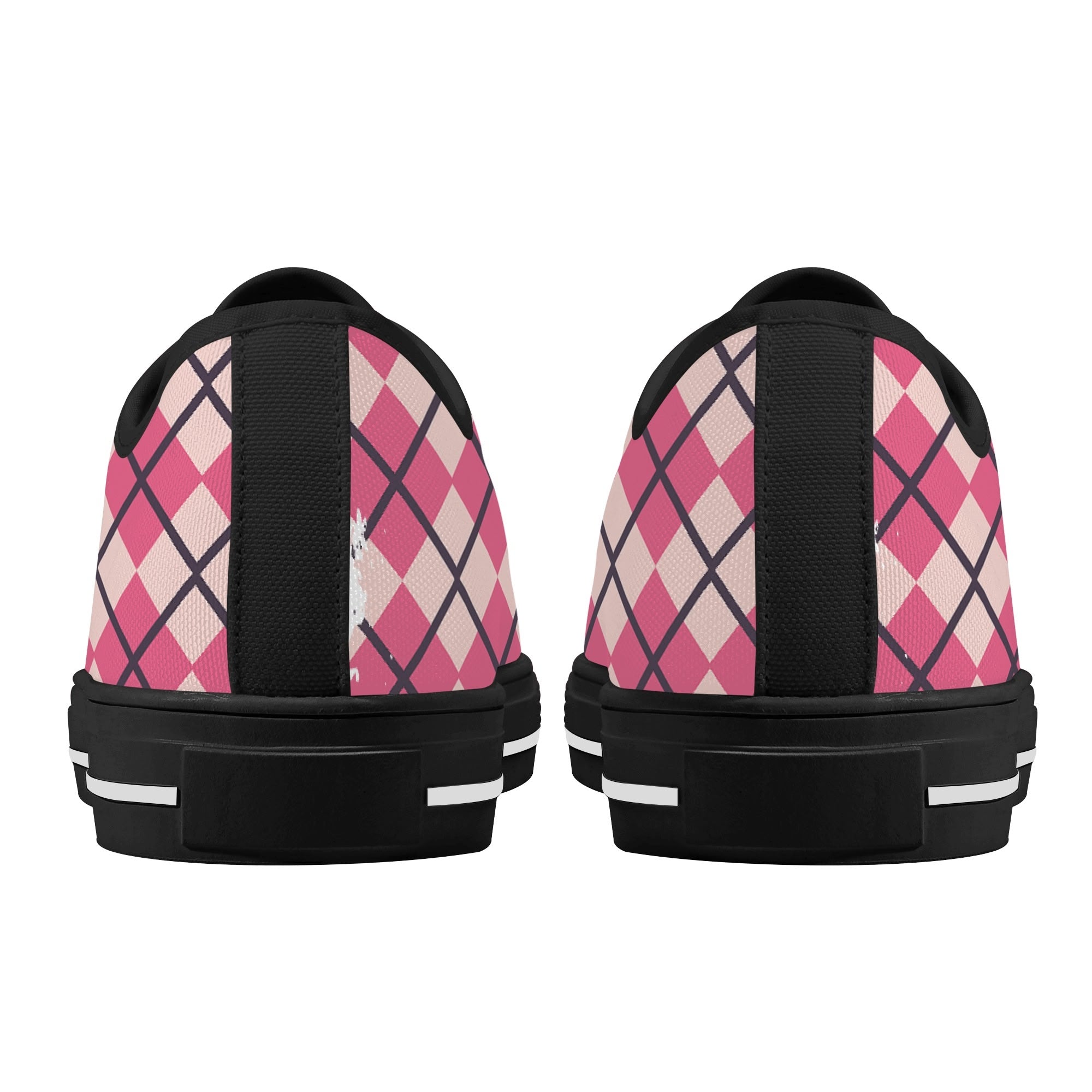 Mens Low Top Canvas Shoes - Customized Tongue