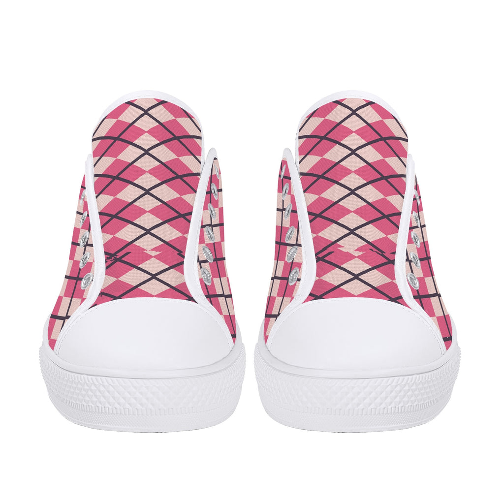 Mens Low Top Canvas Shoes - Customized Tongue