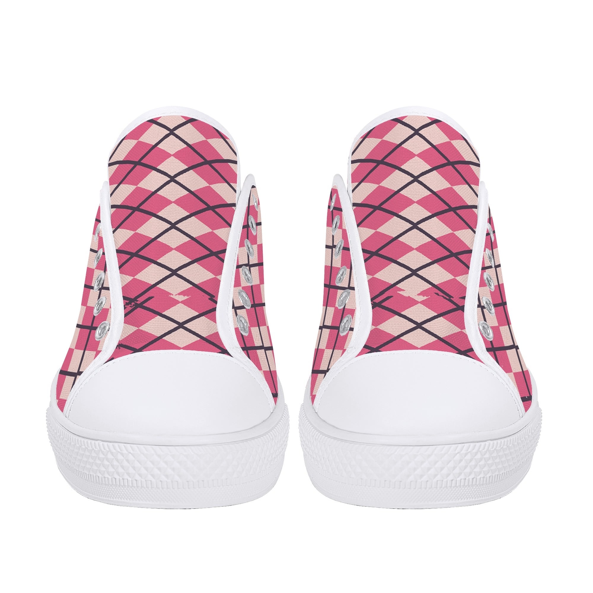 Mens Low Top Canvas Shoes - Customized Tongue