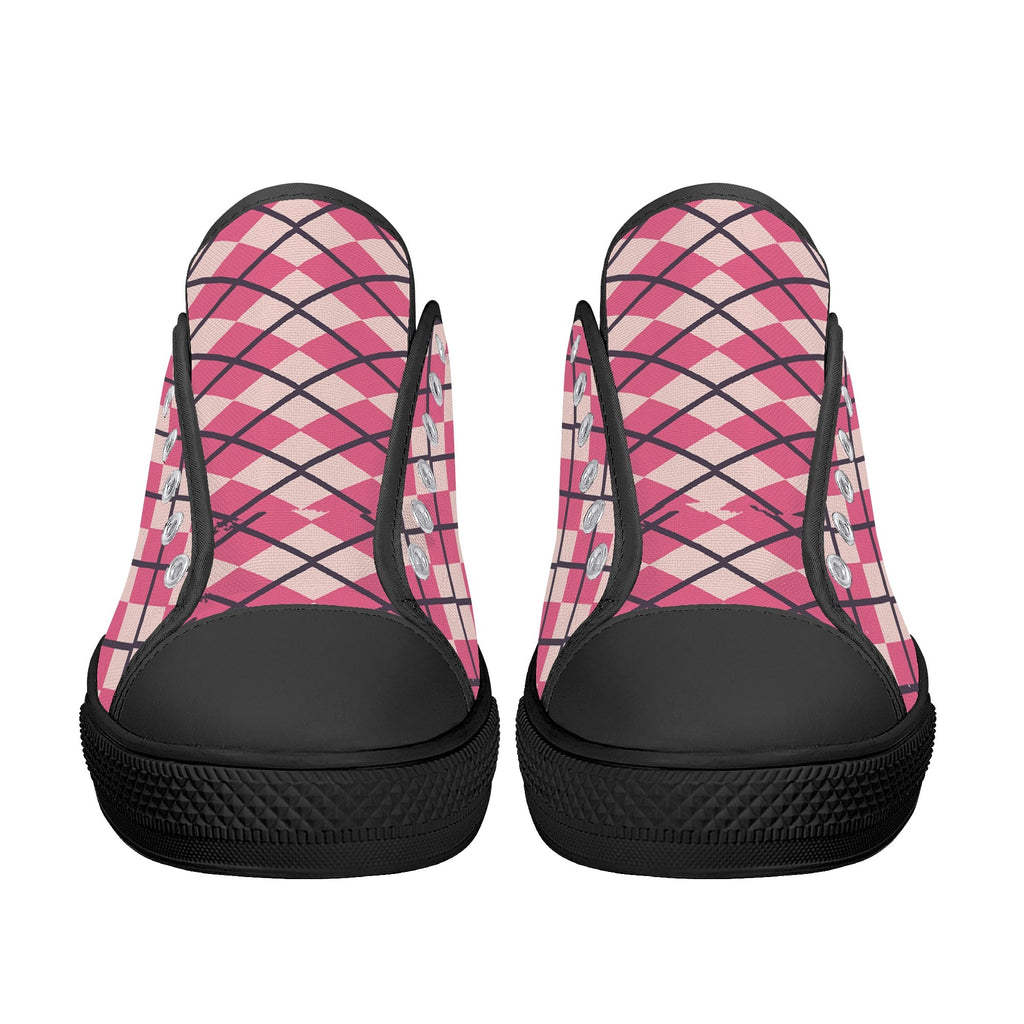 Mens Low Top Canvas Shoes - Customized Tongue