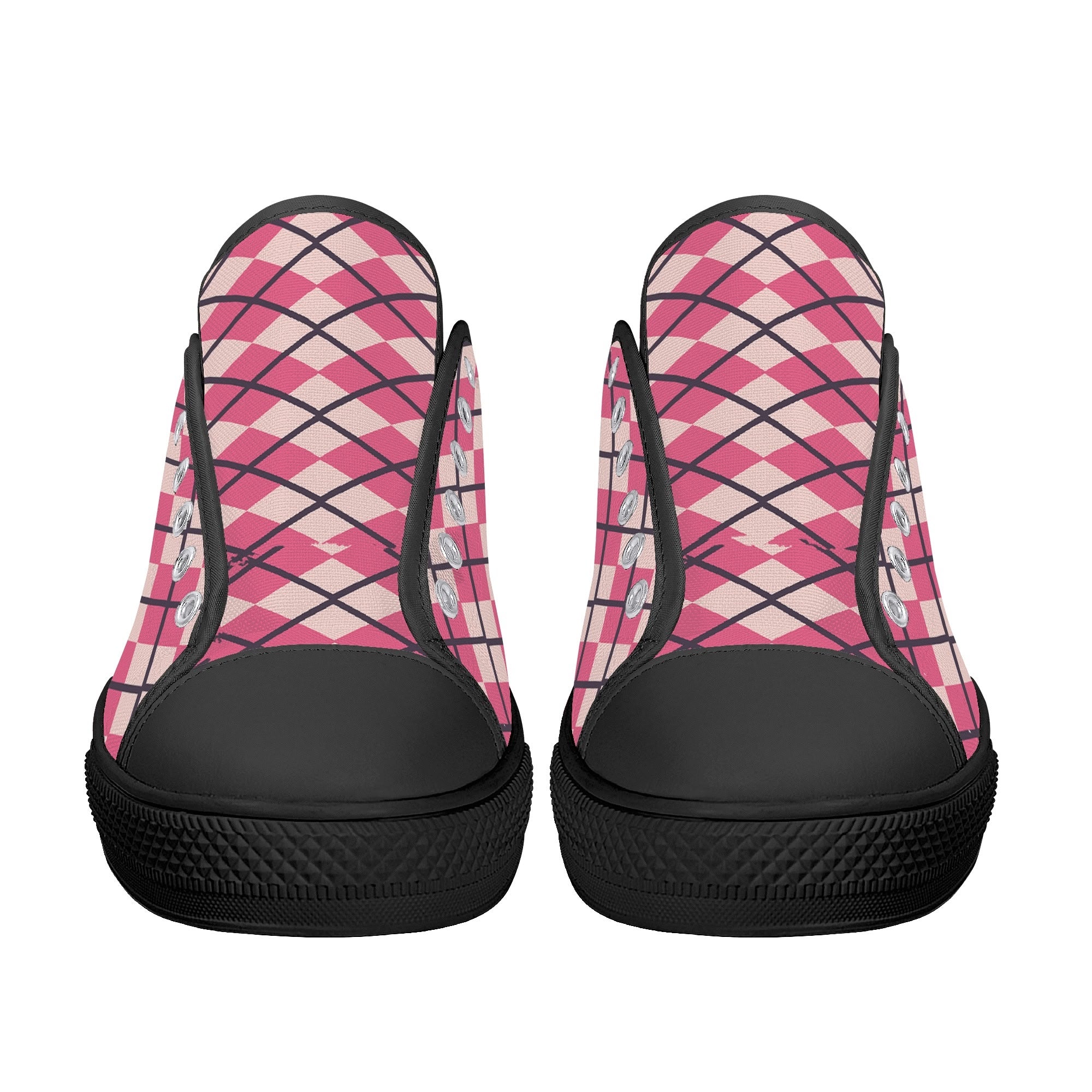 Mens Low Top Canvas Shoes - Customized Tongue