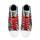Mens High Top Canvas Shoes - Customized Tongue
