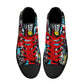 Mens High Top Canvas Shoes - Customized Tongue