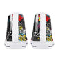 Mens High Top Canvas Shoes - Customized Tongue