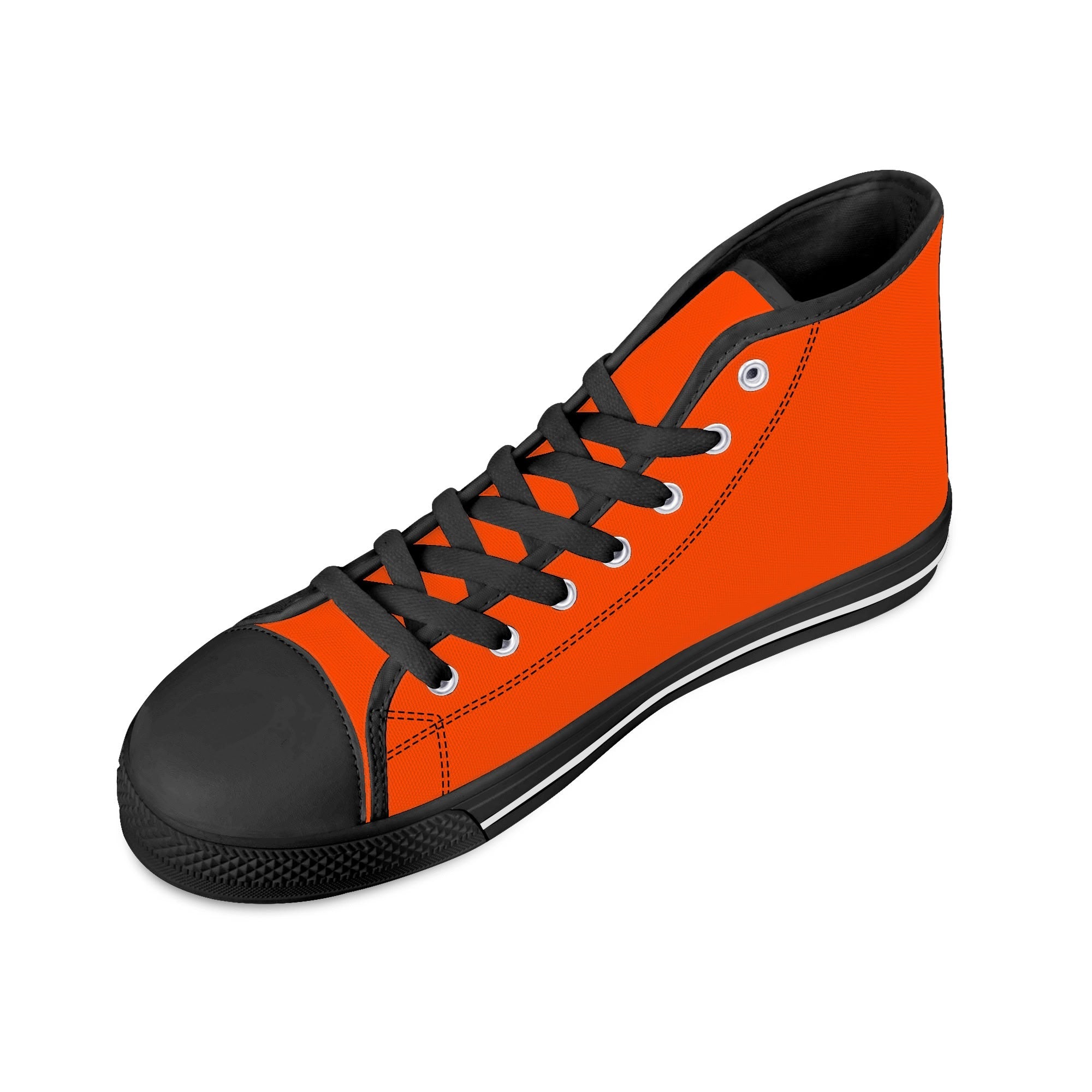 Mens High Top Canvas Shoes - Customized Tongue