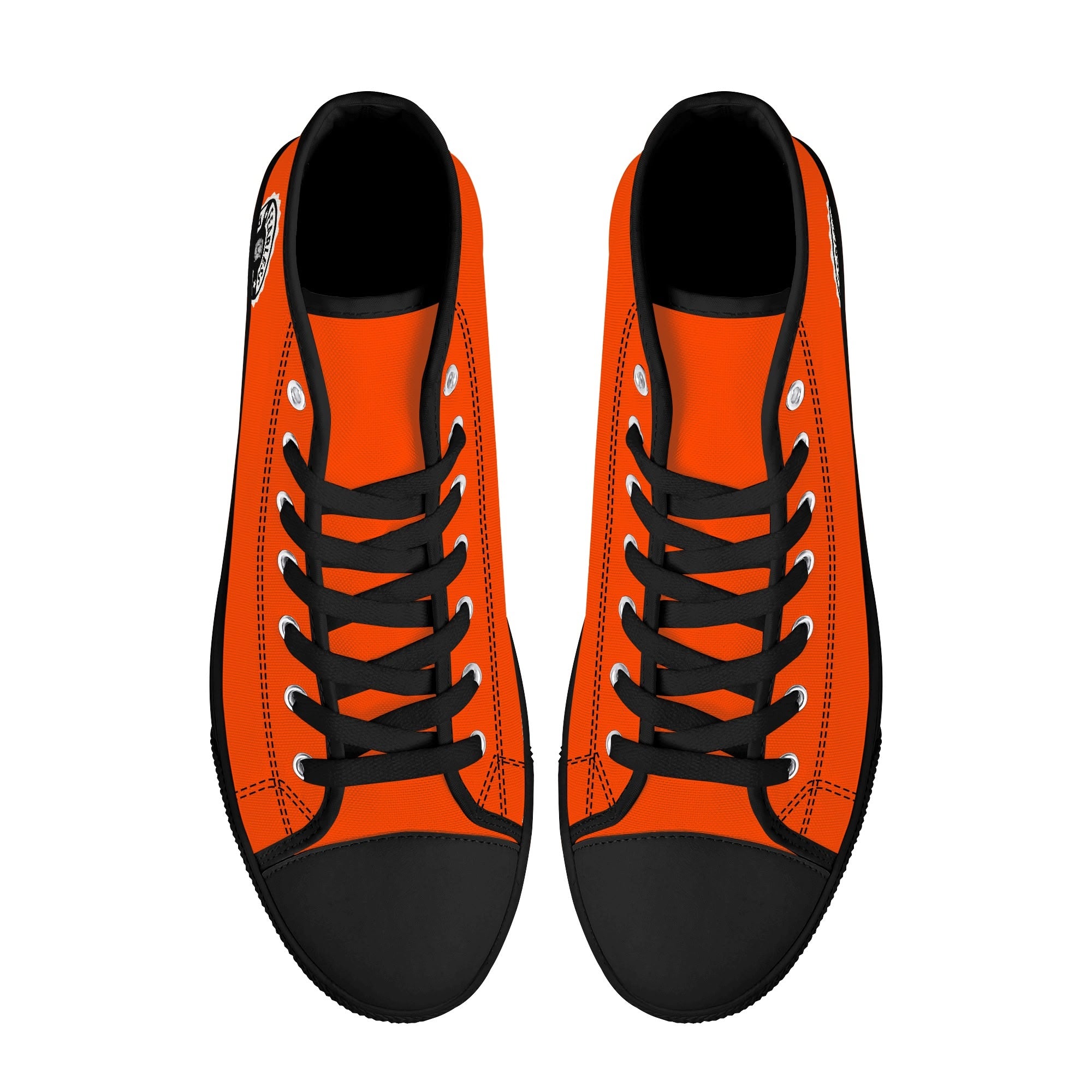 Mens High Top Canvas Shoes - Customized Tongue