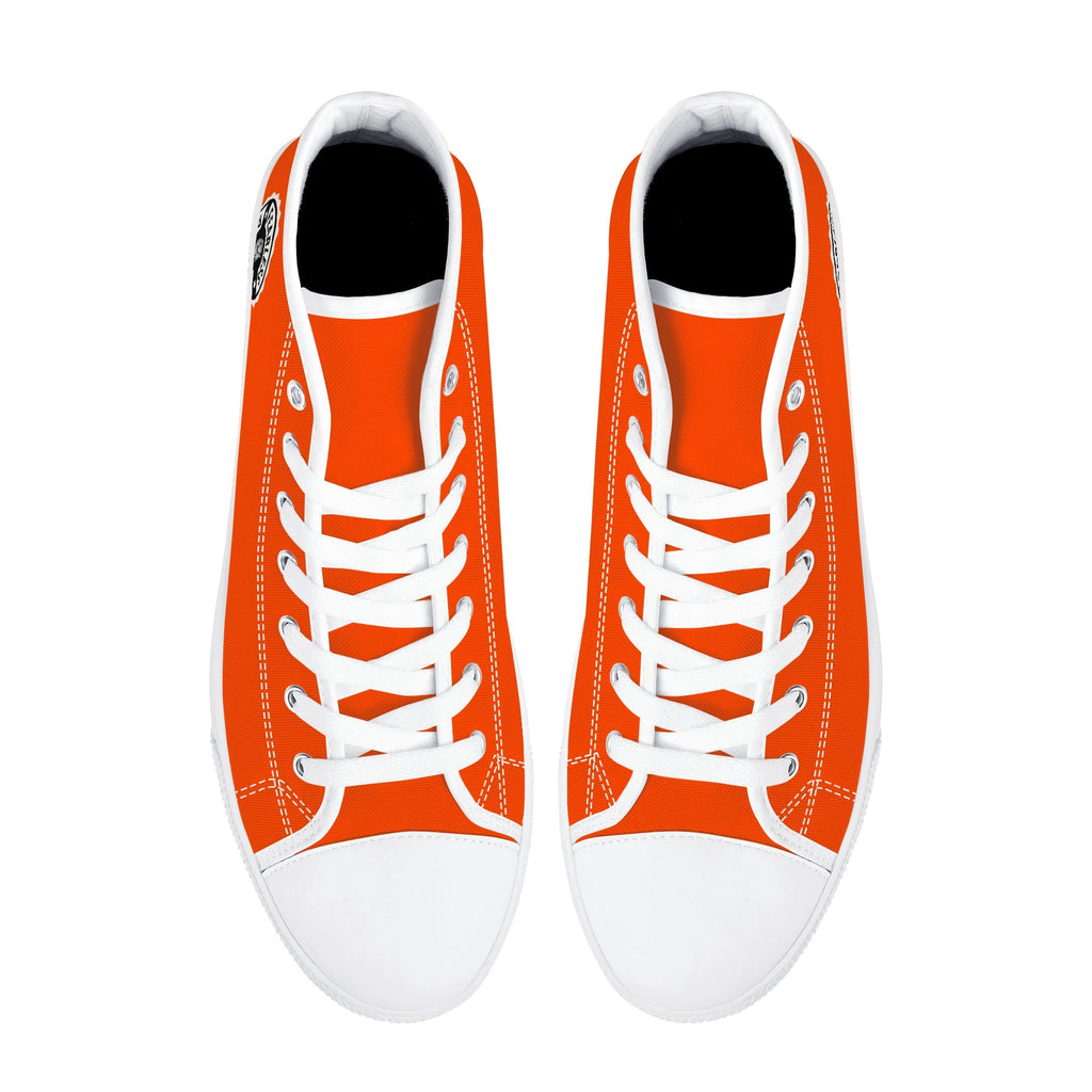 Mens High Top Canvas Shoes - Customized Tongue