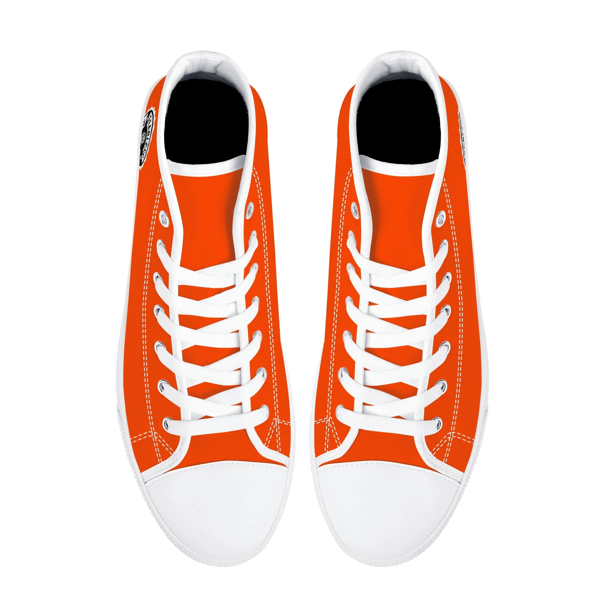 Mens High Top Canvas Shoes - Customized Tongue