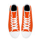 Mens High Top Canvas Shoes - Customized Tongue