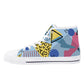 Mens High Top Canvas Shoes - Customized Tongue