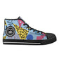 Mens High Top Canvas Shoes - Customized Tongue