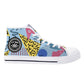 Mens High Top Canvas Shoes - Customized Tongue