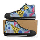 Mens High Top Canvas Shoes - Customized Tongue