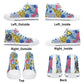 Mens High Top Canvas Shoes - Customized Tongue