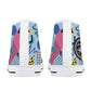 Mens High Top Canvas Shoes - Customized Tongue