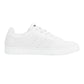 Womens Rubber Low Top Leather Sneakers
