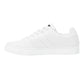 Womens Rubber Low Top Leather Sneakers