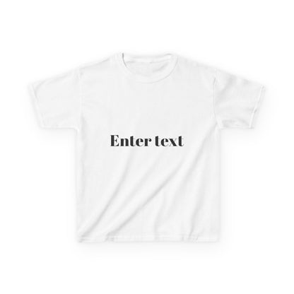 Customizable Kids Heavy Cotton Tee - Perfect for Birthdays and Celebrations