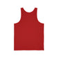 Personalized Unisex Jersey Tank - Custom Text Design for Summer Vibes